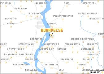 map of Dunavecse