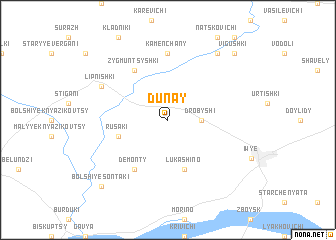 map of Dunay