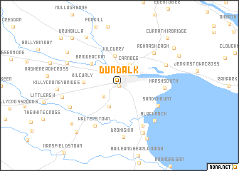 map of Dundalk