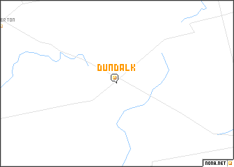 map of Dundalk