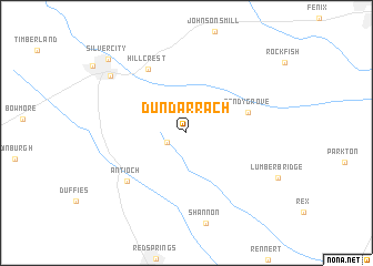 map of Dundarrach