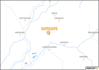 map of Dungung