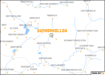 map of Dunham Hollow