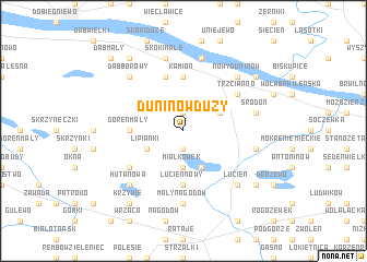 map of Duninów Duży