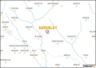 map of Dunkaley