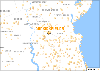 map of Dunkirk Fields