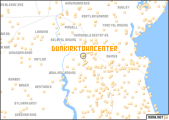 map of Dunkirk Town Center