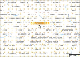 map of Dunkumbura