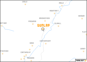 map of Dunlap