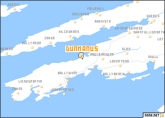 map of Dunmanus