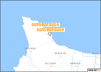 map of Dunsborough