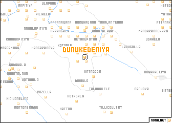 map of Dunukedeniya