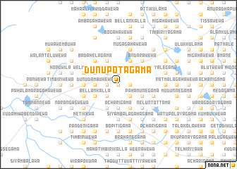 map of Dunupotagama