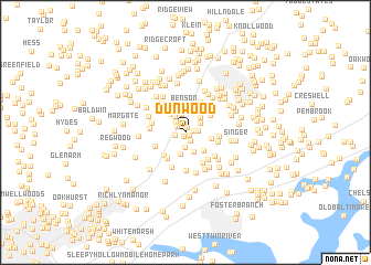 map of Dunwood