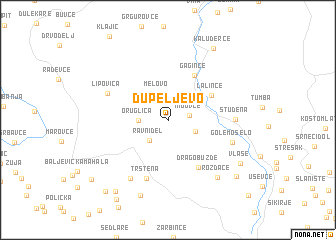 map of Dupeljevo