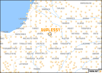 map of Duplessy
