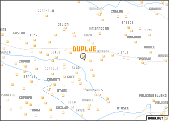 map of Duplje