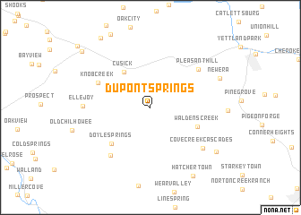 map of Dupont Springs