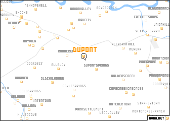 map of Dupont