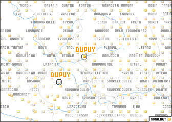 map of Dupuy