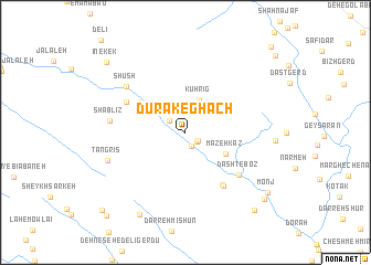 map of Dūrak-e Ghāch