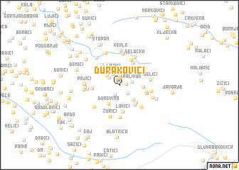 map of Durakovići