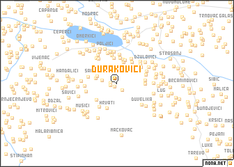 map of Durakovići