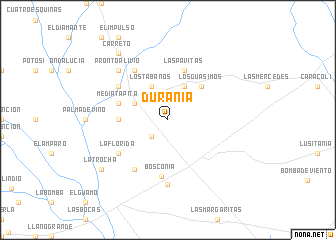 map of Durania