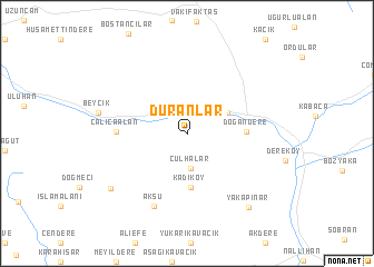 map of Duranlar