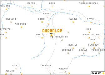 map of Duranlar