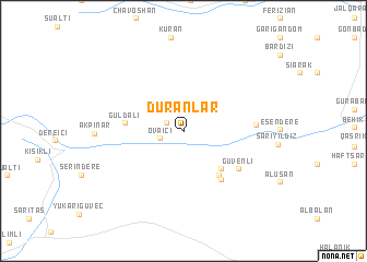 map of Duranlar