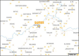 map of Duran