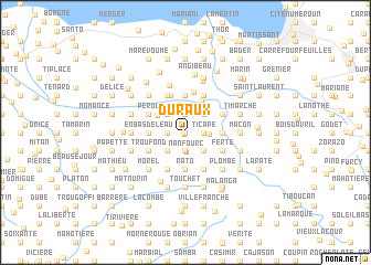 map of Duraux