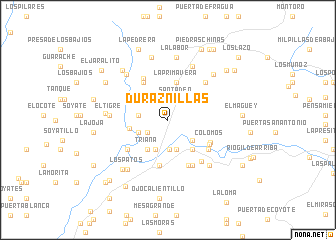 map of Duraznillas