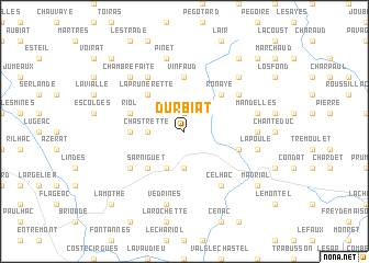 map of Durbiat