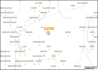 map of Durbi