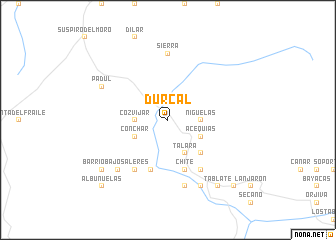 map of Dúrcal