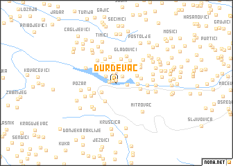 map of Ðurđevac