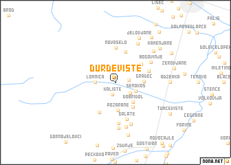 map of Ðurđevište