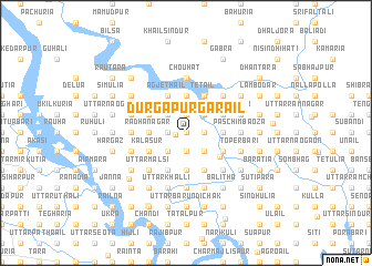 map of Durgāpur Gārāil