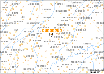 map of Durgāpur