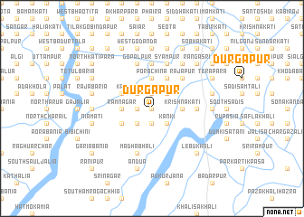 map of Durgāpur