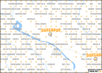 map of Durgāpur