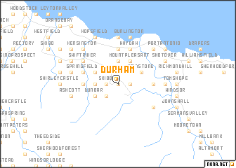 map of Durham