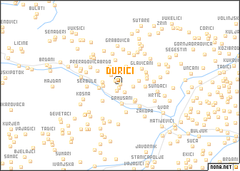 map of Ðurići