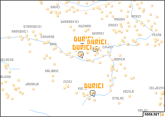 map of Ðurići