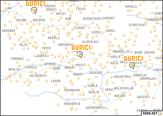 map of Ðurići