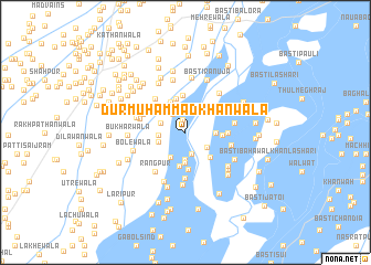 map of Dur Muhammad Khānwāla