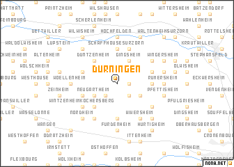 map of Durningen