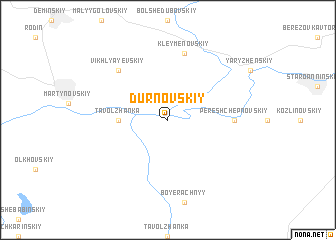 map of Durnovskiy